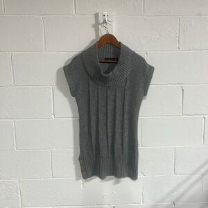 Infinito Gray Vest Sweater Sz Large